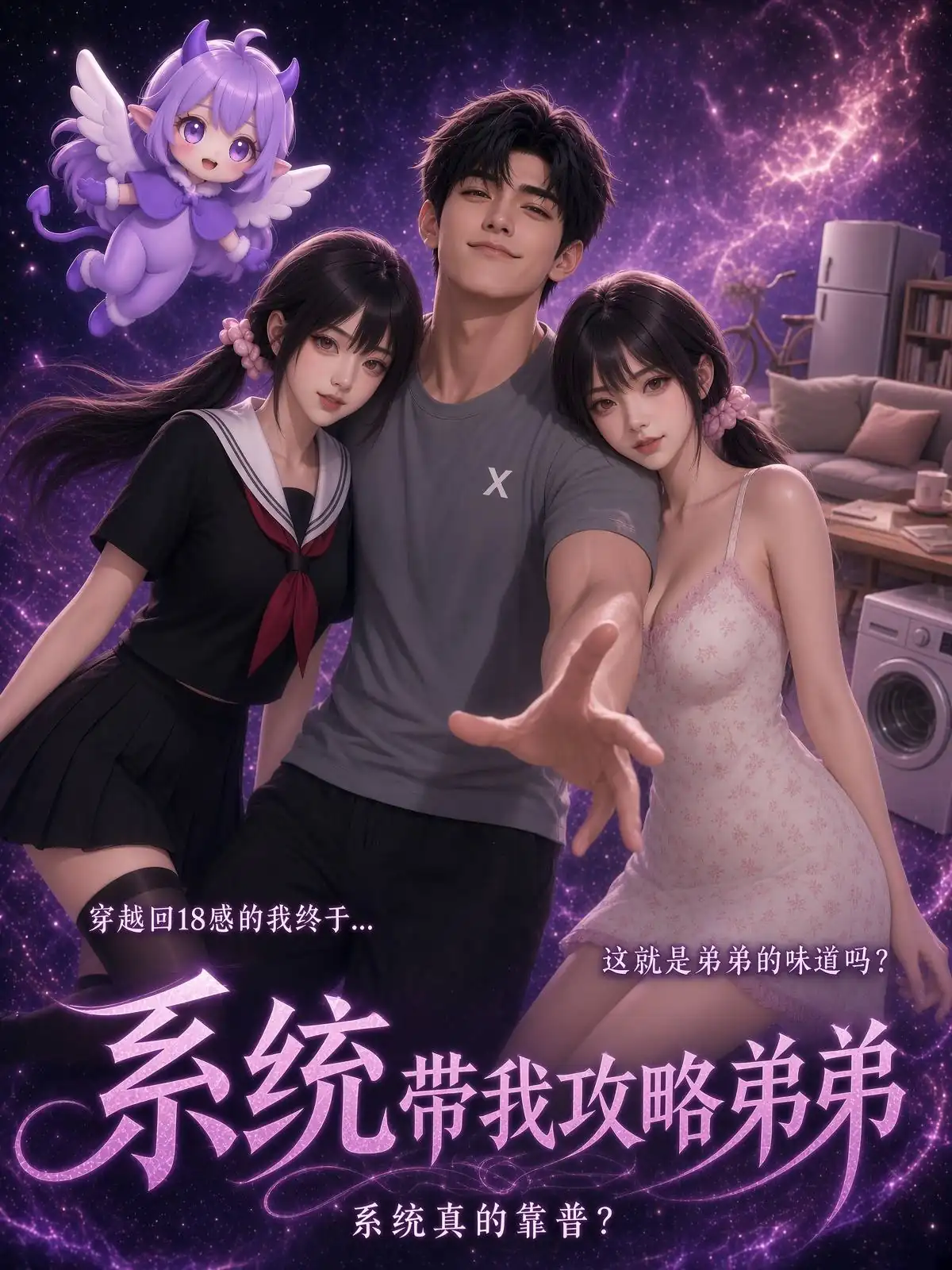 短剧《系统带我攻略弟弟》封面